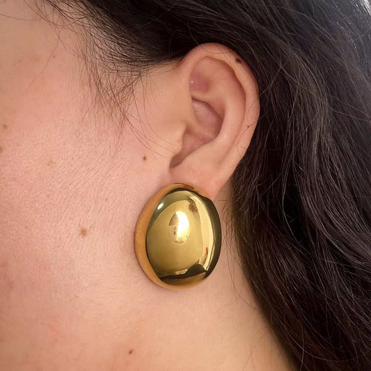 Lunar Blaze Earrings - Gold
