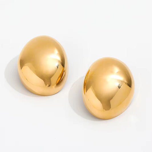 Lunar Blaze Earrings - Gold